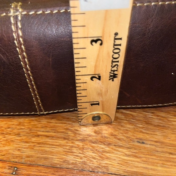 Jack‎ Georges Voyager Messenger Bag Crossbody Brown genuine Leather Unisex purse - Picture 7 of 14